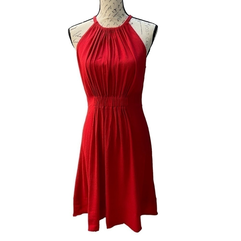 Kate Spade ♠️ Fluid Crepe Tie Back Dress Size Small